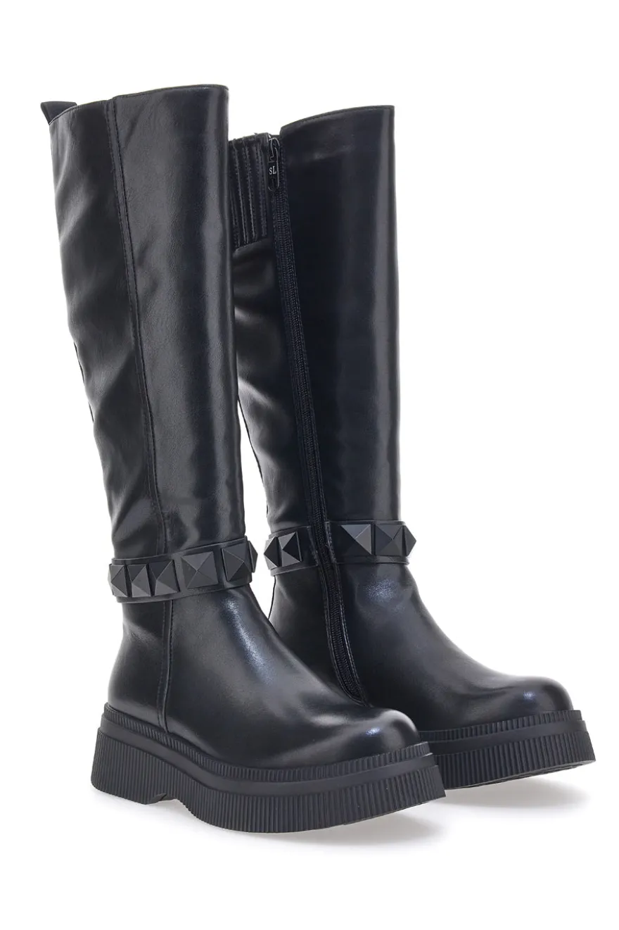 Schwarze Stiefel Sara Lopez 32201
