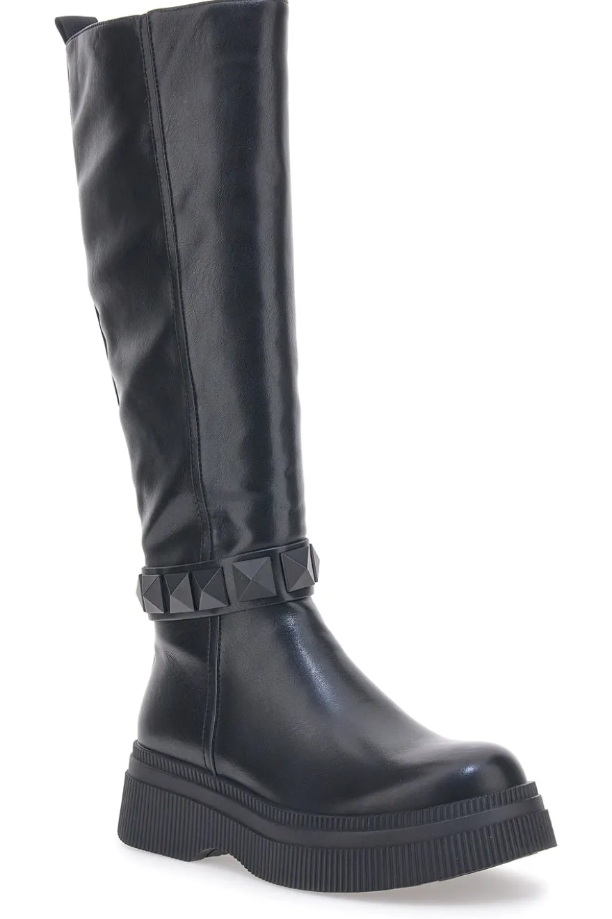 Schwarze Stiefel Sara Lopez 32201