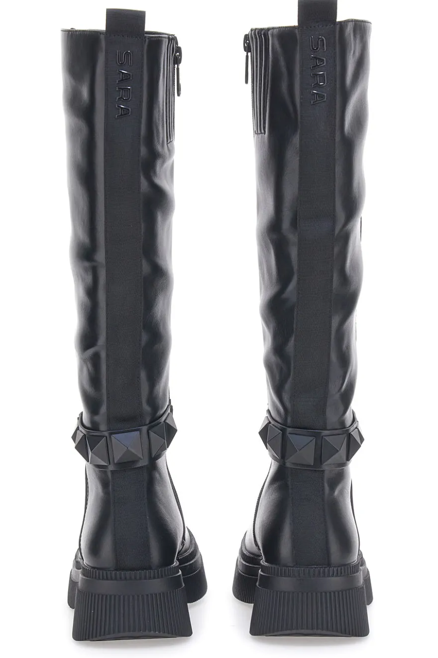Schwarze Stiefel Sara Lopez 32201