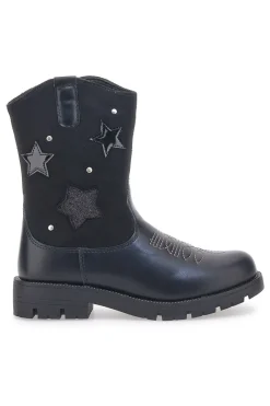 Schwarze Stiefeletten Danke 23007