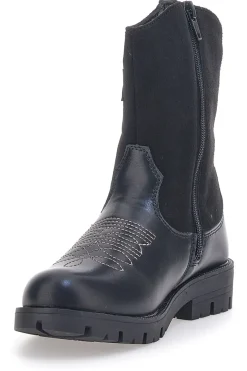 Schwarze Stiefeletten Danke 23007