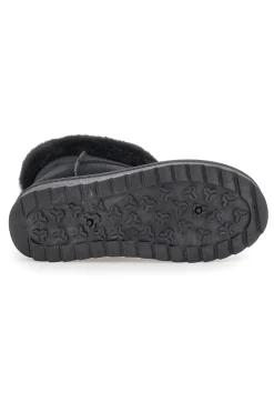 Schwarze Stiefeletten „Love“ PK1643A von Pittarello mit Pelzbesatz
