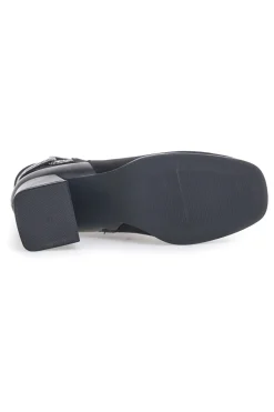 Schwarze Stiefeletten mit Absatz First Lady 361