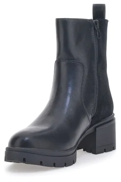 Schwarze Stiefeletten mit Absatz GMV 296