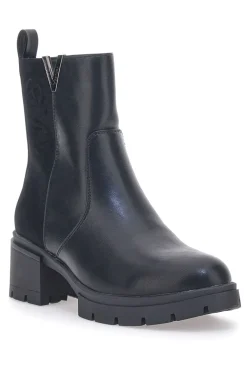 Schwarze Stiefeletten mit Absatz GMV 296