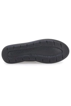 Schwarze Stiefeletten mit Hammerschlageffekt INBLU WG059014