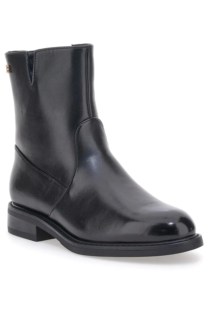 Schwarze Stiefeletten mit glattem Obermaterial MARIELLA BURANI 50920676