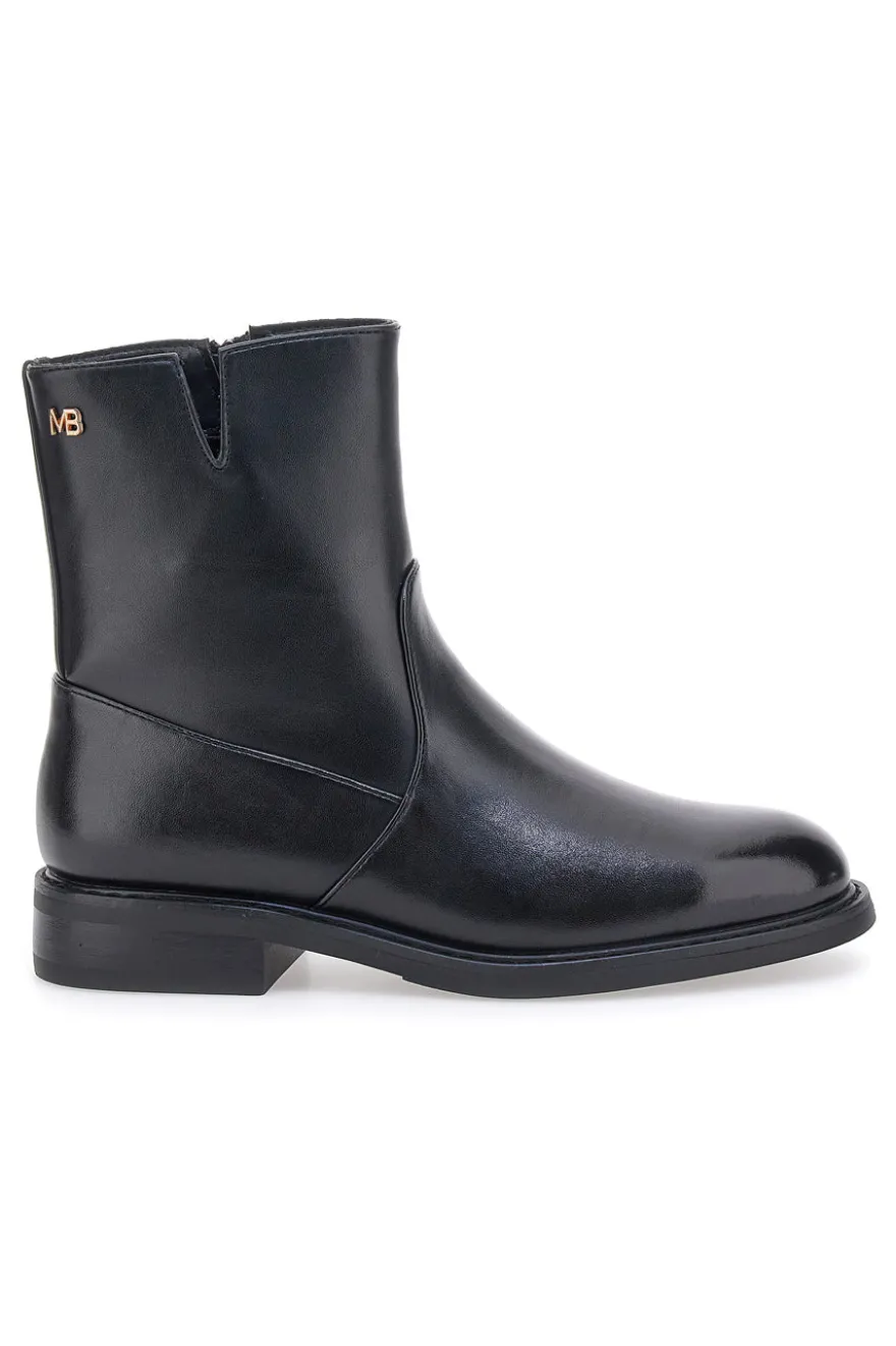 Schwarze Stiefeletten mit glattem Obermaterial MARIELLA BURANI 50920676