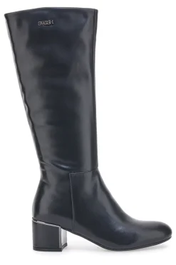 Schwarze Swish 21-Stiefel mit Absatz
