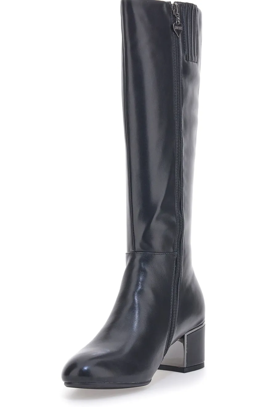 Schwarze Swish 21-Stiefel mit Absatz