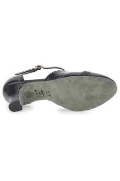 Schwarze Tanzschuhe mit Ledersohle Made in Italy THE FIRST DANCE 5554