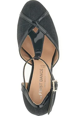 Schwarze Tanzschuhe mit mittlerem Absatz The First Dance 4325