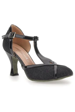 Schwarze Tanzschuhe mit mittlerem Absatz The First Dance 4325