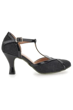 Schwarze Tanzschuhe mit mittlerem Absatz The First Dance 4325