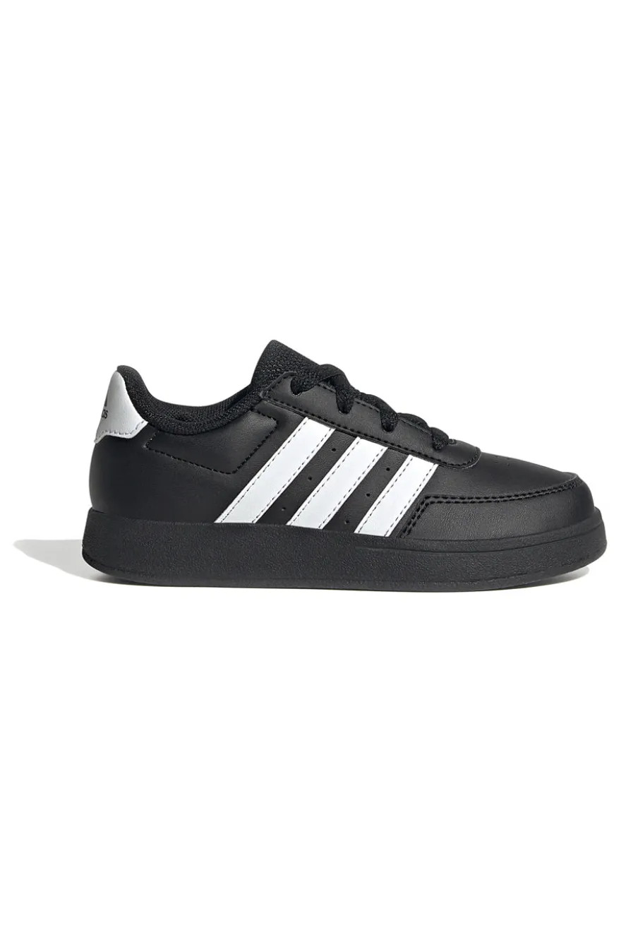 Schwarze Turnschuhe mit weißen Streifen Adidas Breaknet 2.0