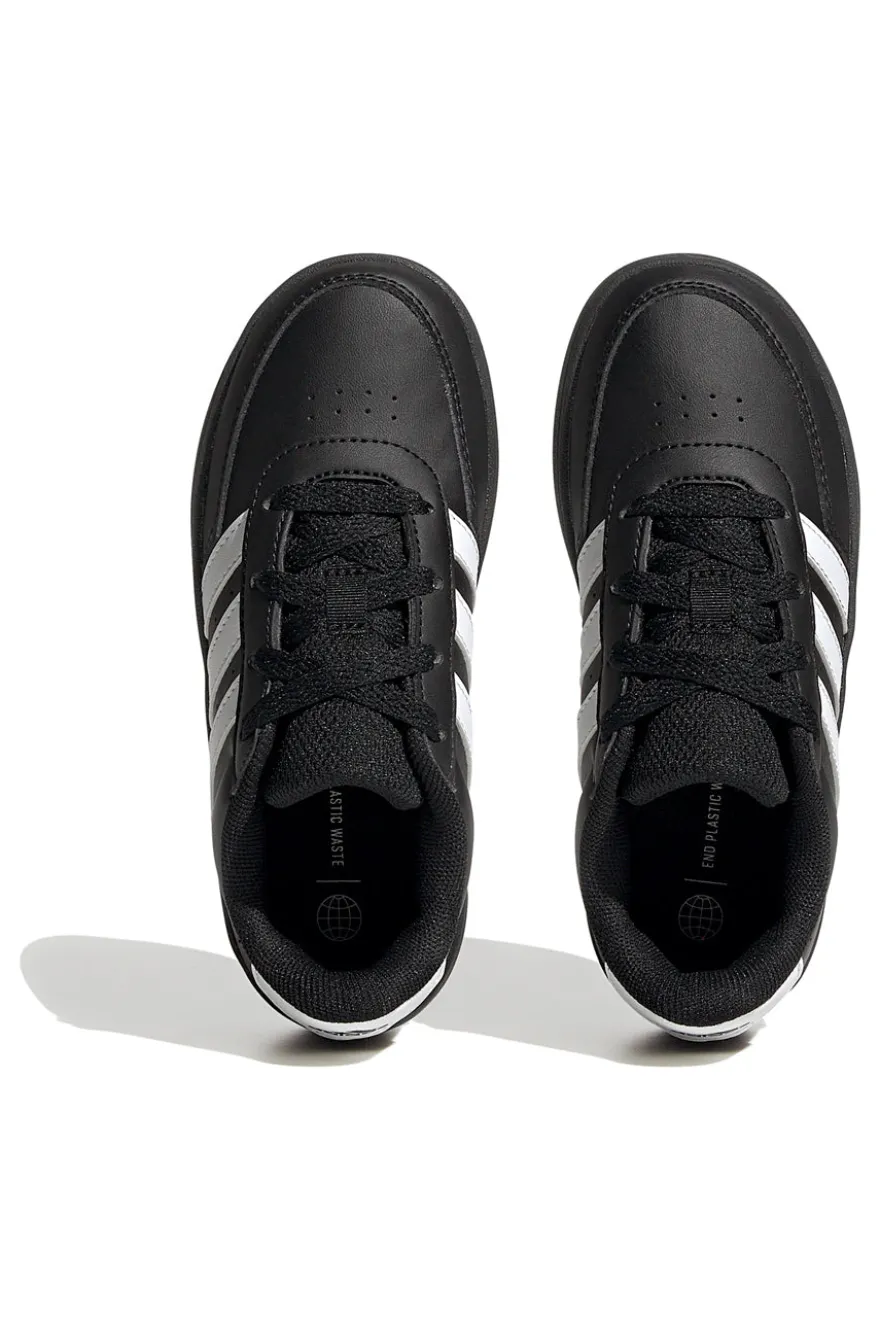 Schwarze Turnschuhe mit weißen Streifen Adidas Breaknet 2.0