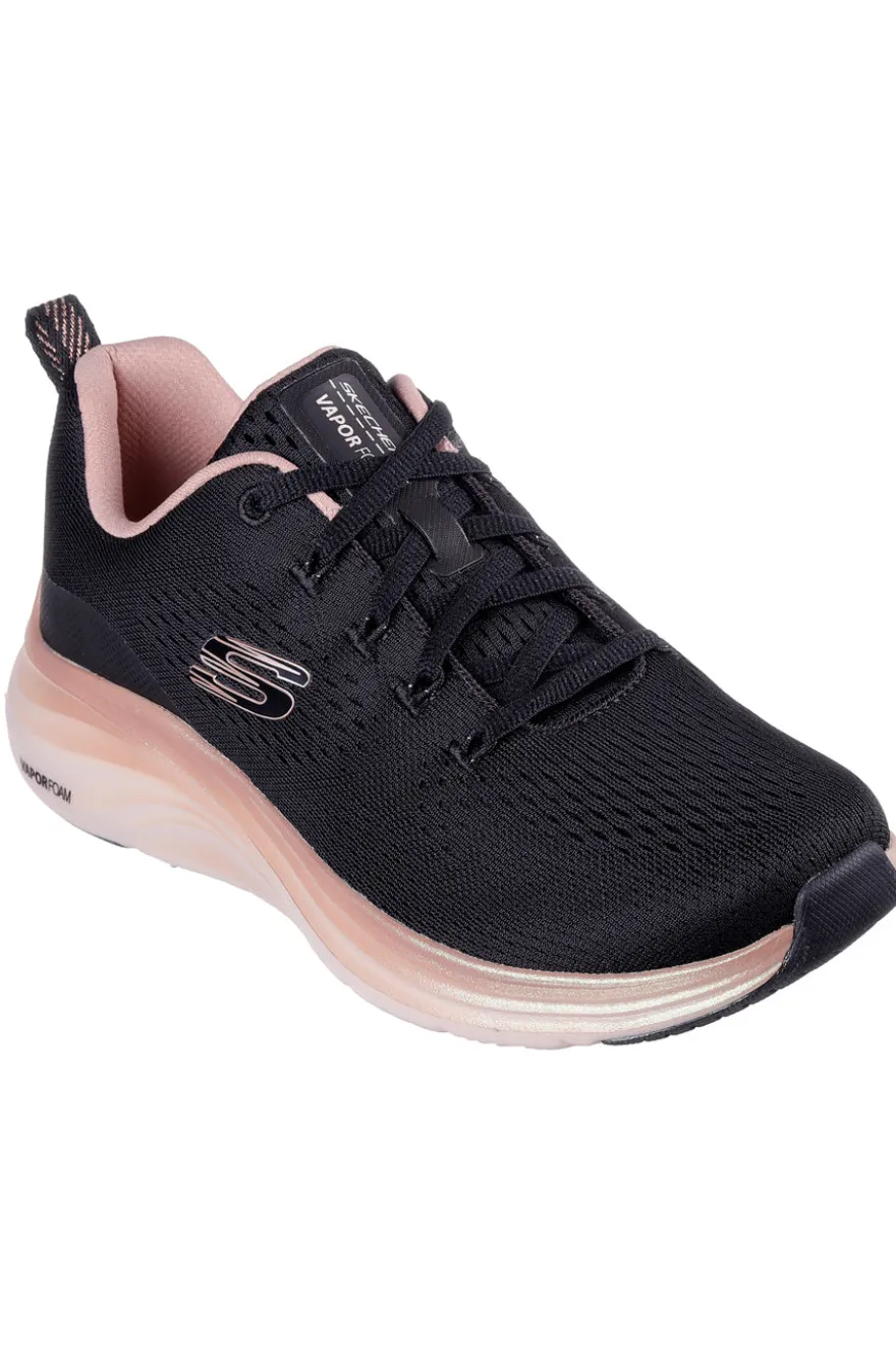 Schwarze Turnschuhe Skechers Vapor Foam Midnight Glimmer