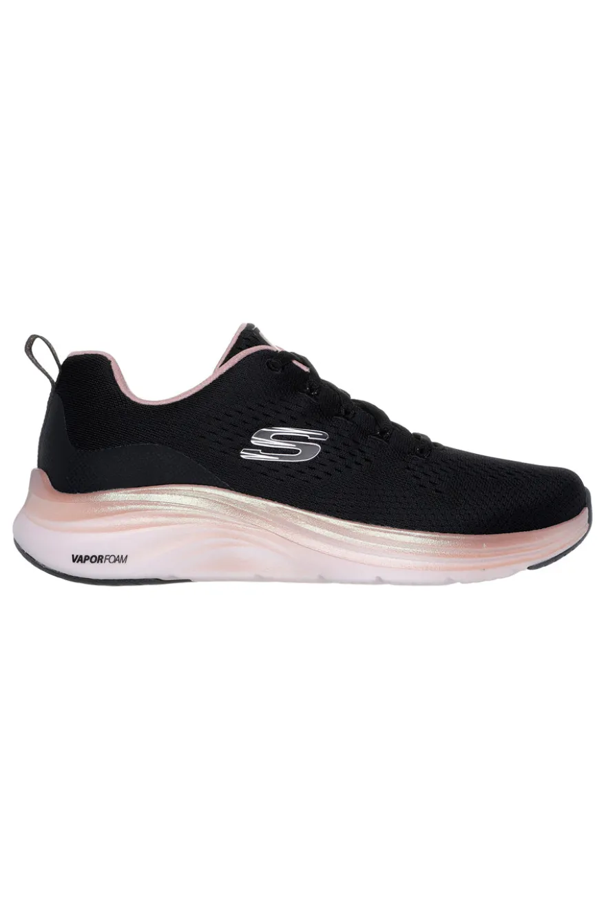 Schwarze Turnschuhe Skechers Vapor Foam Midnight Glimmer