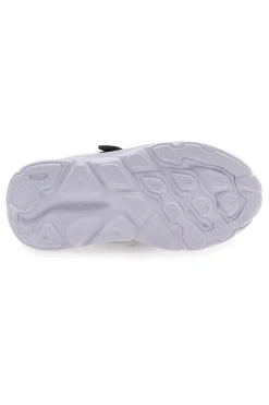 Schwarze und gelbe Sneakers mit Klettverschluss und elastischen Schnürsenkeln CHAMPION HRO B PS Low Cut Schuh