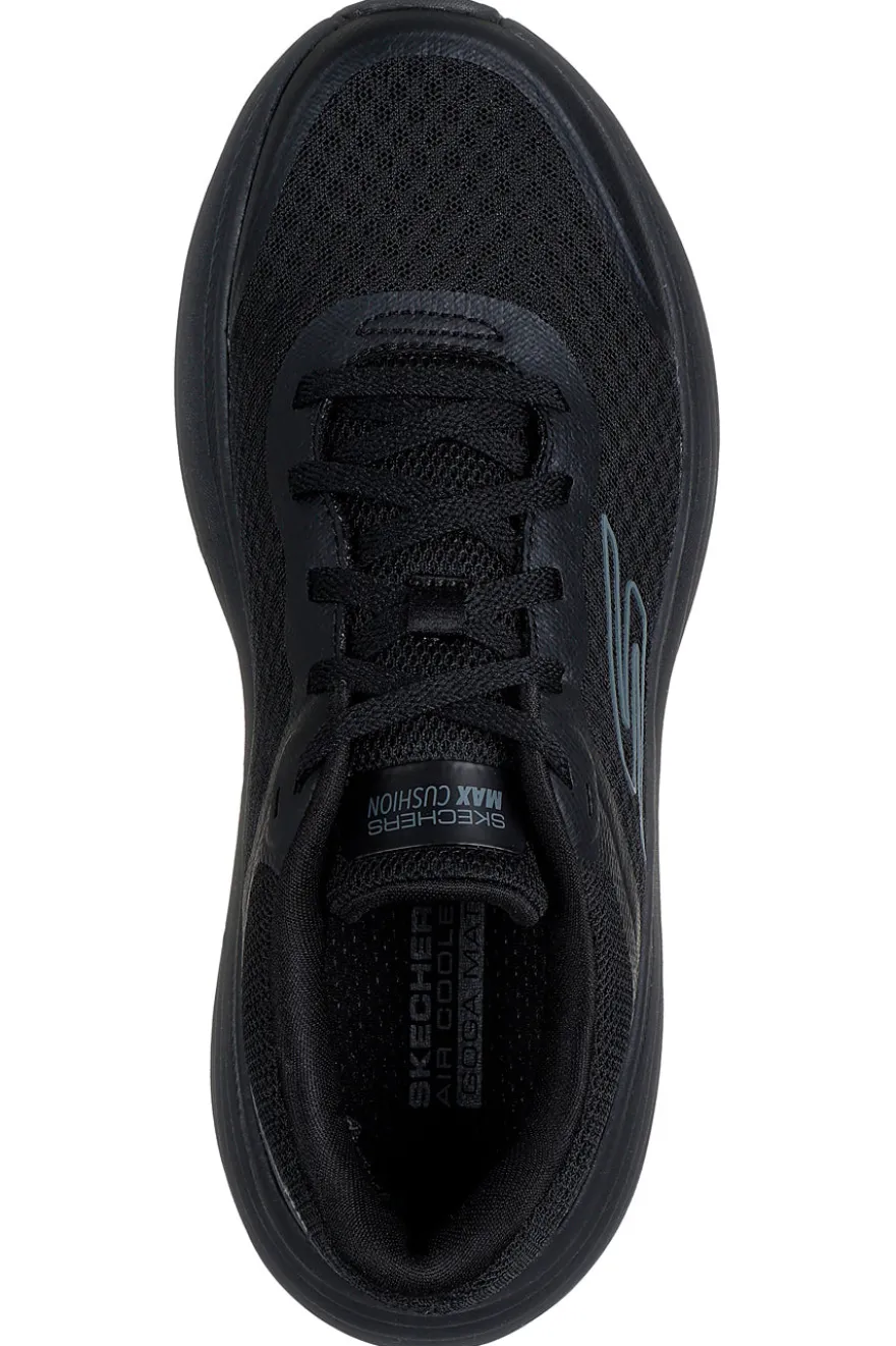 Schwarze vegane Running-Schuhe Skechers Max Cushioning Endeavour