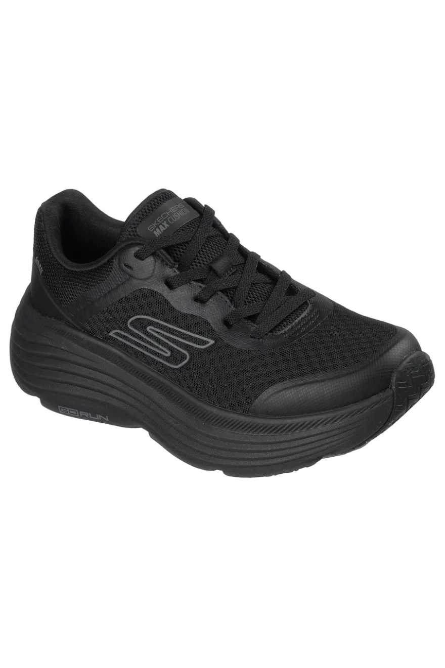 Schwarze vegane Running-Schuhe Skechers Max Cushioning Endeavour