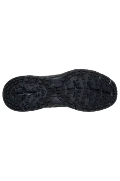 Schwarze, wasserabweisende Stiefel mit Skechers Hillcrest 2.0 Woodrock Peak Memory Foam