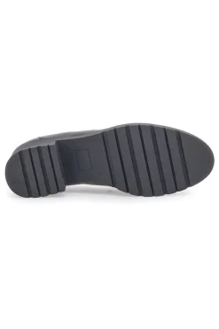 Schwarzer Mokassin mit Pittarello-Glam-Absatz 85145