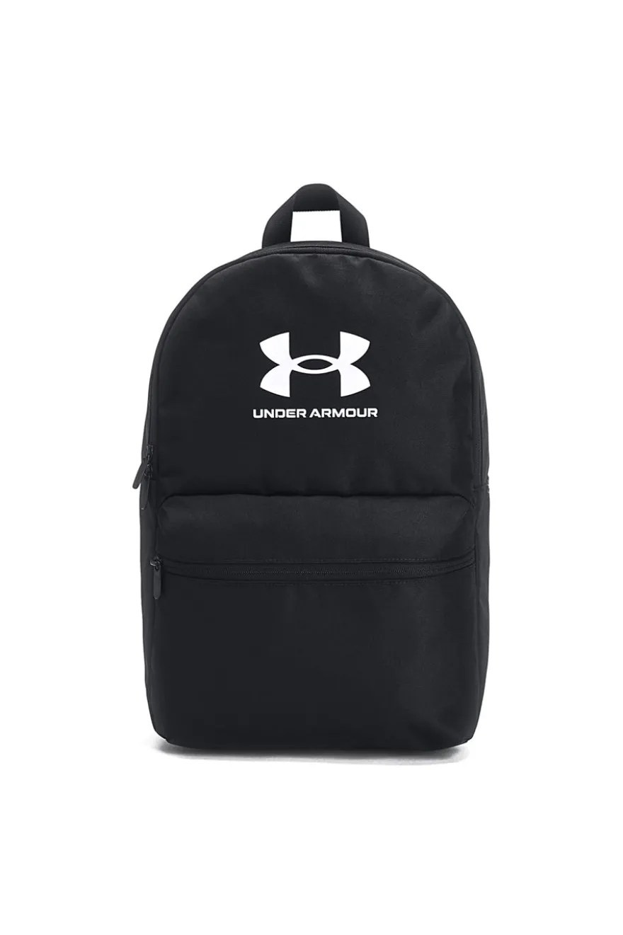 Schwarzer Rucksack mit weißem Under Armour Logo 1380476-002