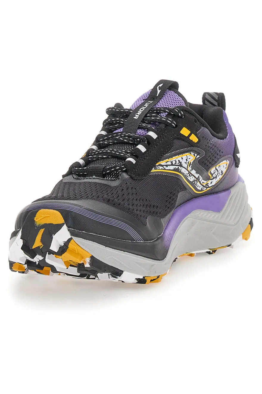 Schwarz-lila Trailrunning-Schuhe JOMA TUNDRA LADY 2401
