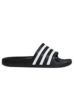 Schwarz-weiße Adidas Adilette Aqua Hausschuhe