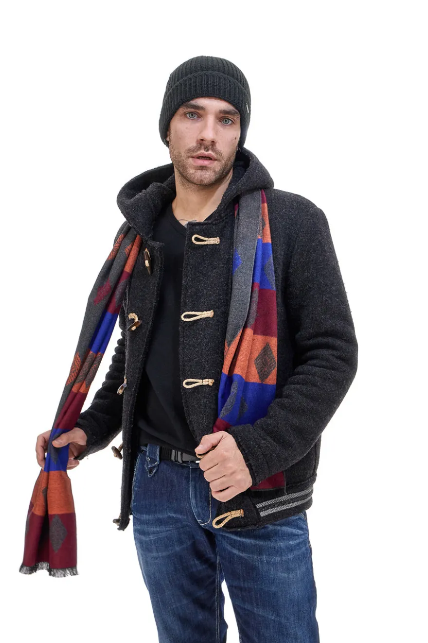 Sciarpa Arancione/Grigia Roncato 46.001.16