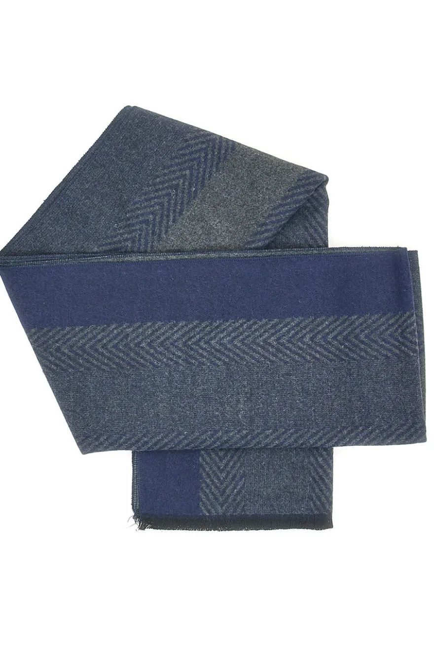 Sciarpa Blu e Grigia GIANMARCO VENTURI 61024