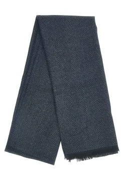 Sciarpa blu fantasia spigata calda Roncato 46,003,02