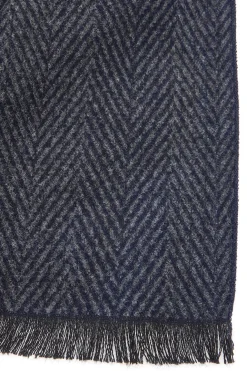 Sciarpa blu fantasia spigata calda Roncato 46,003,02
