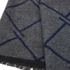Sciarpa grigia fantasia geometrica double face Roncato 46,003,18