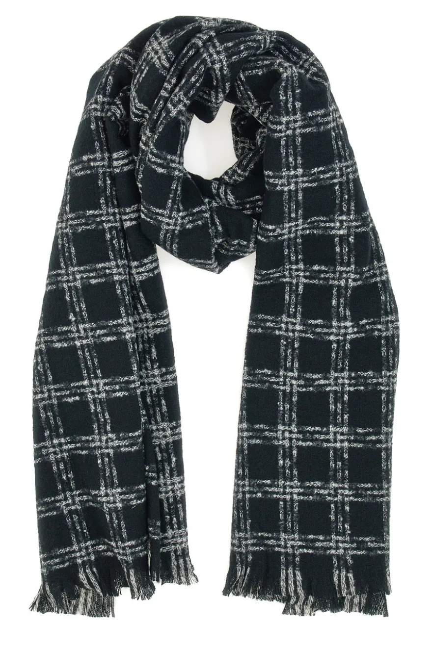 Sciarpa Nera da Donna in Maglia Gianmarco Venturi 62936