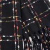Sciarpa nera fantasia a quadri calda Roncato 46,003,52