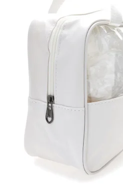 Set beauty bianco con inserti trasparenti Coveri BERNA 099