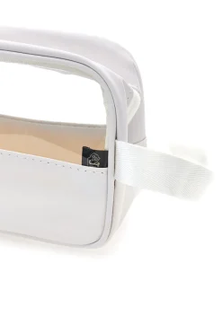 Set beauty bianco con inserti trasparenti Coveri BERNA 099