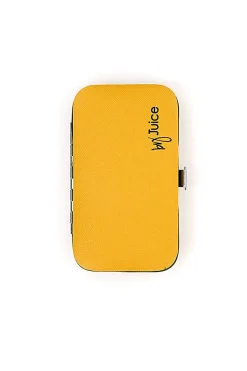 Set manicure giallo con custodia Selun