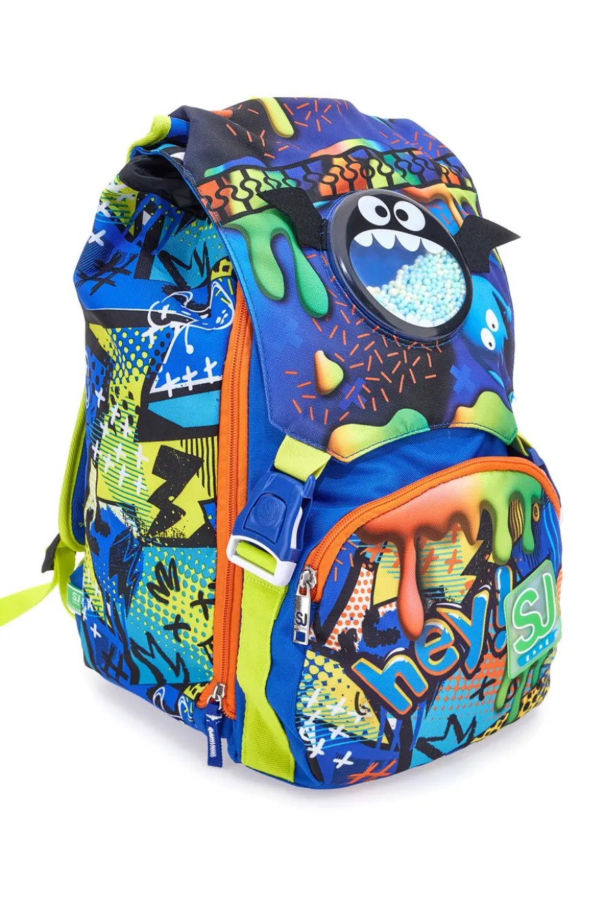Seven Big Sphere – Erweiterbarer, mehrfarbiger Rucksack mit Kugeleffekt