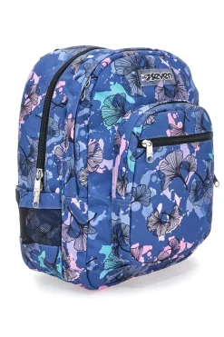 Seven Freeth Rucksack mit Blumenmuster, Blau