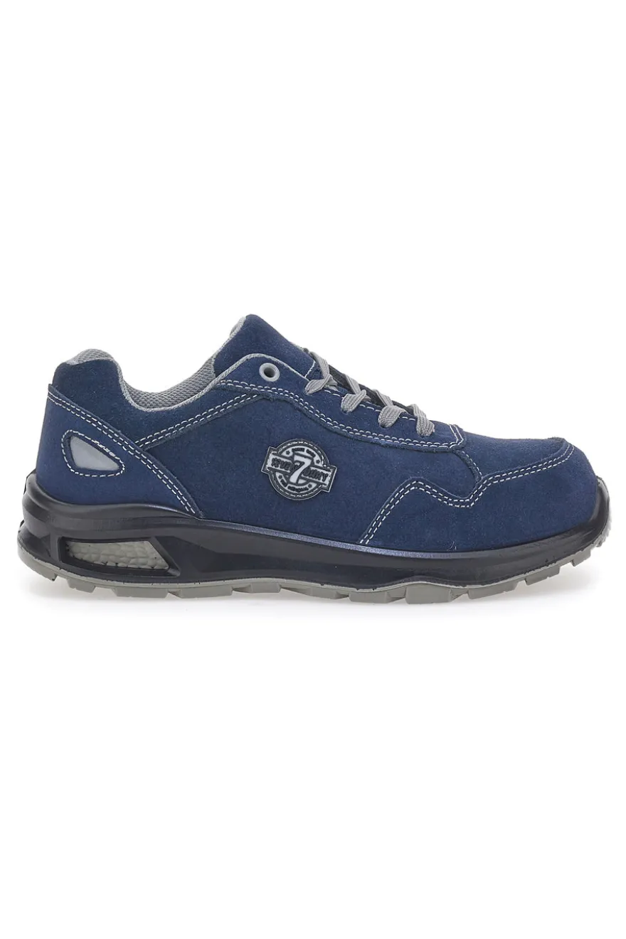 Sevenoaks PK23424 S1 P FO SR Sicherheitsschuhe aus blauem Leder