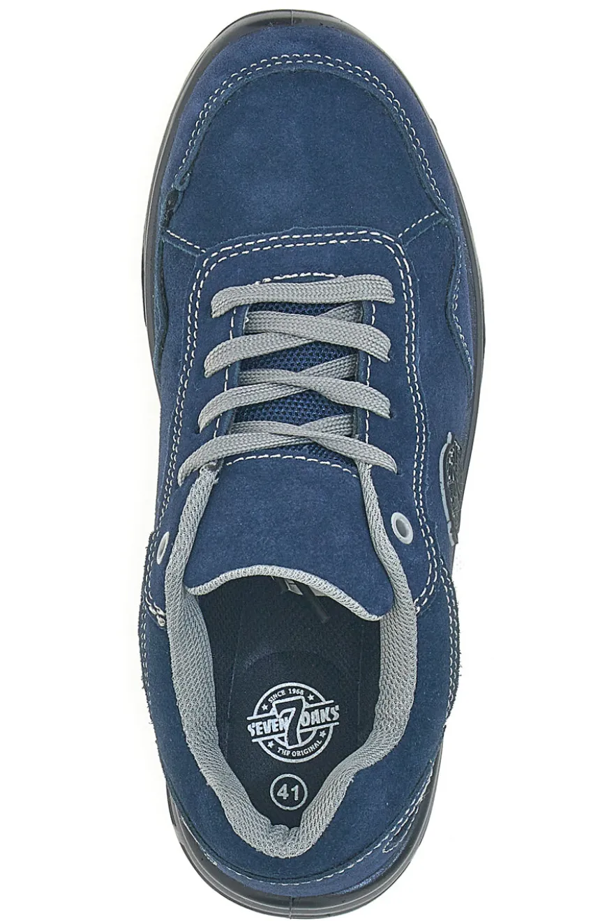 Sevenoaks PK23424 S1 P FO SR Sicherheitsschuhe aus blauem Leder