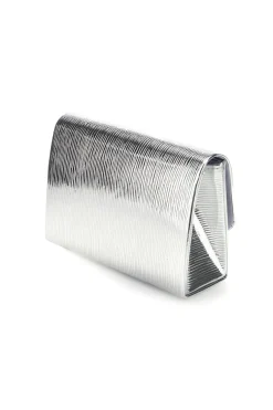 Silberne Clutch-Tasche mit Juwel Schnalle Nbg SERA/3512