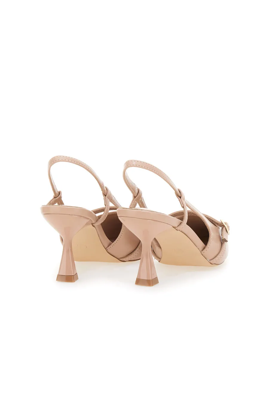SingBack Nude Pump mit spitzem Absatz FIRST LADY P530