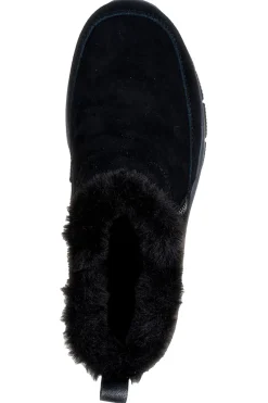 Skechers – Easy Going – Cool – Schwarze Stiefeletten mit Reißverschluss und Memory-Schaum