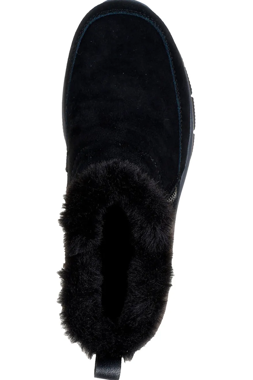Skechers – Easy Going – Cool – Schwarze Stiefeletten mit Reißverschluss und Memory-Schaum