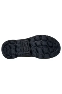 Skechers – Easy Going – Cool – Schwarze Stiefeletten mit Reißverschluss und Memory-Schaum