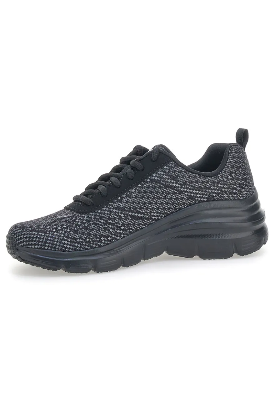 Skechers – Fashion Fit – Schwarze Sneaker „Bold Boundaries“